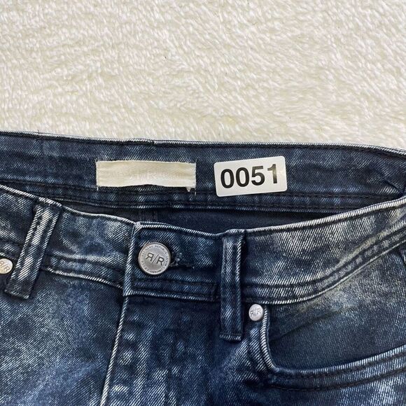 Refinery Republic Acid Wash Jeans Size 8 Dark Blue - Picture 14 of 14